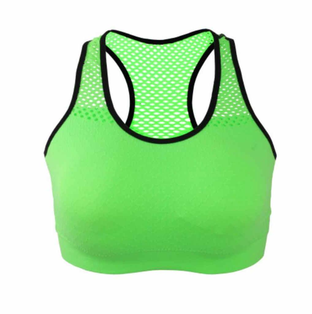 Sports Bra High Stretch Breathable Fitness Women Padded For Running Yoga Gym Women Sport Vest