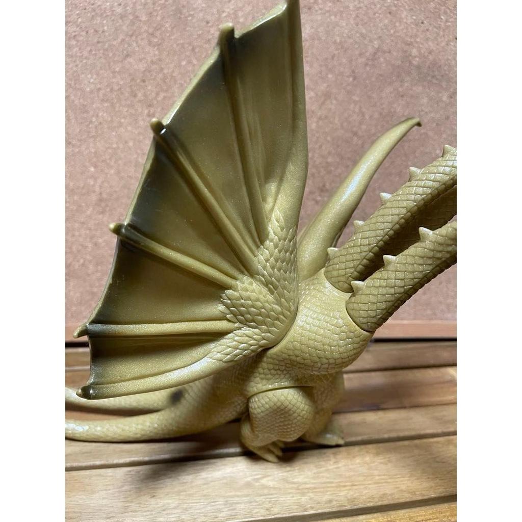 Used King Ghidorah Soft Vinyl Figure Toho Kaiju Godzilla Bandai Photo added 23cm