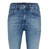 BOSS Mens Leather Patch Jeans