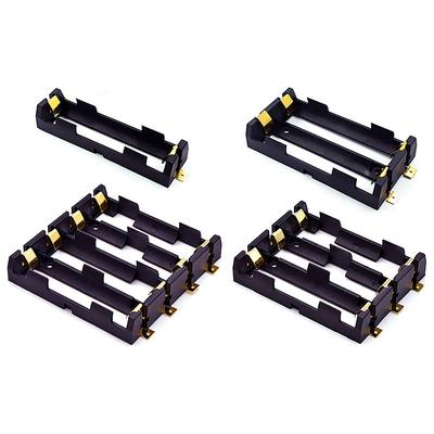 18650 Smt Battery Holder 18650 Smd Battery Box Storage Case Container Power Bank With Bronze Pins Rechargeable Smt 1X 2X 3X 4X