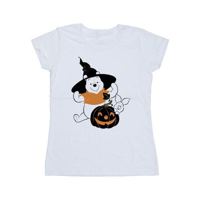 Womens/Ladies Pumpkin Cotton Halloween T-Shirt