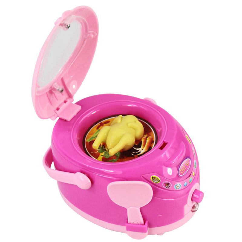 Children's TikTok-Inspired Mini Kitchen Set: Play House Appliances - Fridge & Washer