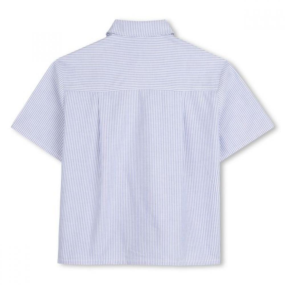 Kenzo Kids 14 Years Garden Stripe Shirt  26ss Z265afi221 