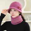 New Autumn and Winter Mother Hat Cold-proof and Warm Knitted Hat Fashionable Hat Fashionable Hat Plus Velvet