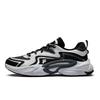 Force Dx Gravity Shoes Fashion Versatile Fabric Synthetic Leather Low Top Running Shoes Men Sneaker Black Gray T12M521101FPC