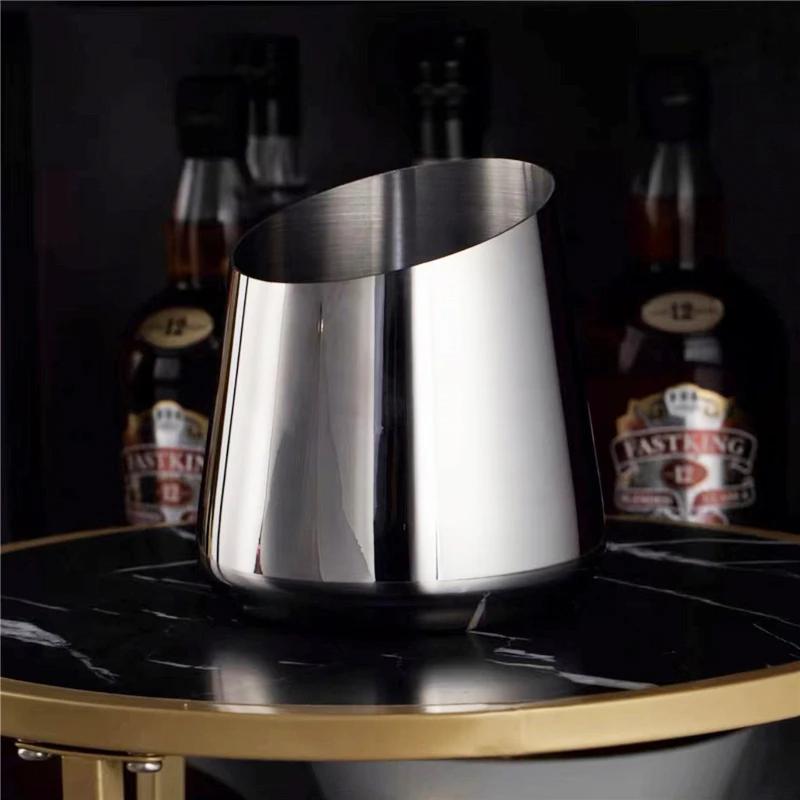 

Европейский люксовый ведерко для шампанского Барный клуб KTV ведерки для льда Бытовое пивное ведерко для льда Небольшие ведерки для льда из нержавеющей стали охладитель