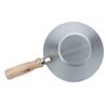 Stainless Steel Mud Pans With Wood Handle Heavy Duty Drywall Plaster Mud Pans Scraping Bar Scoops for Plastering Tools