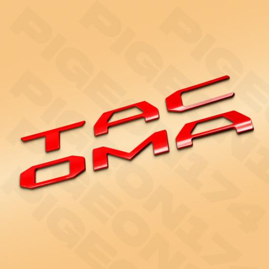 Emblem Tailgate Letter For Tacoma 2016- Trunk Ert ABS 3D Decal Nameplates