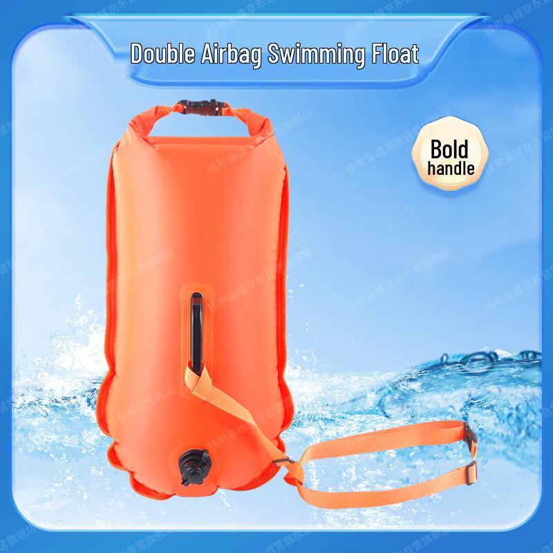 28L Follow-me Double Airbag Safety Swimming Buoy Bag