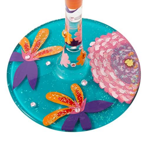 Enesco Lolita Wine Glass, Funky Florals, 6013100