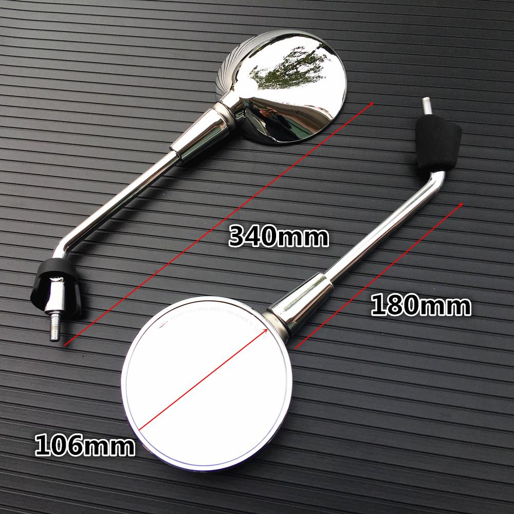 Motorcycle Mirrors Rearview Rear View Mirror For Vespa Primavera 50 125 150 2T 4T 2015 2016 2017 2018 Motorcycle