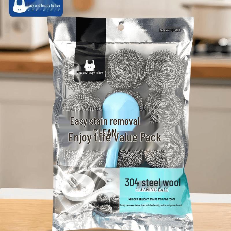 Lazy Rabbit Leju Kitchen Steel Wool Cleaning Pads