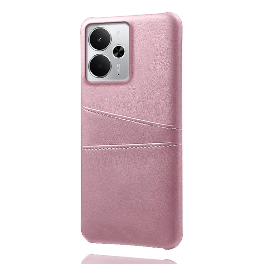 For Realme 14 5G Case Dual Card Slots PU Leather + Hard PC Phone Cover