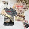 Popular Heavy Rock Metal Deep Purple Band 3D Printing T-shirt Girl And Boy Short Sleeve Tee Shirt Summer Fashion Hip Hop Kids Tops
