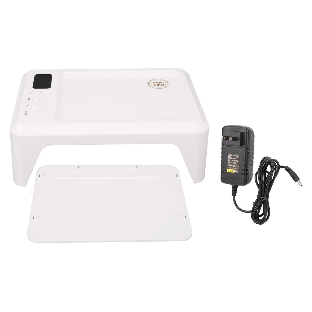 LED UV Gel Nail Lamp 72W 4 Timer Quick Dry Nail Dryer with 60pcs Lamp Chips