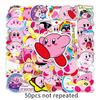 - 50 naklejek anime Kirby Star Graffiti do dekoracji deskorolki lub bagażu DIY