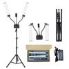 Dual-Arm LED Beauty & Photography Fill Light for Streaming & Selfies