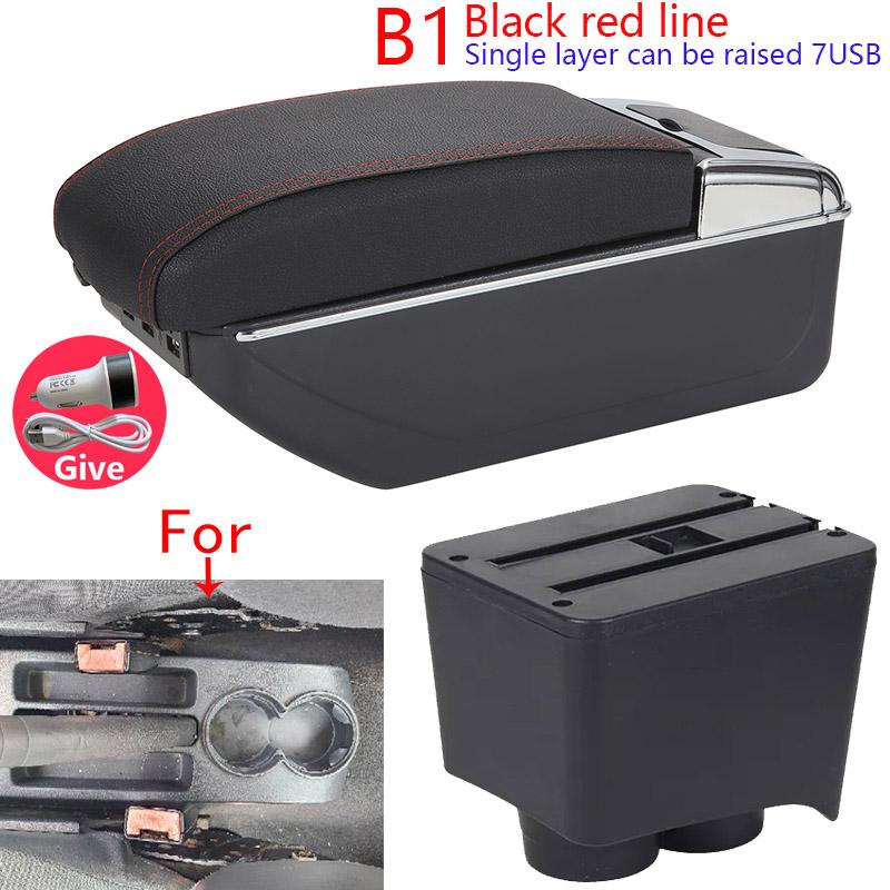 Armrest For Volkswagen Polo Car Armrest Box For VW POLO Mk5 6R Vento  2002-2009 Storage Box Car Accessories Simple Installation
