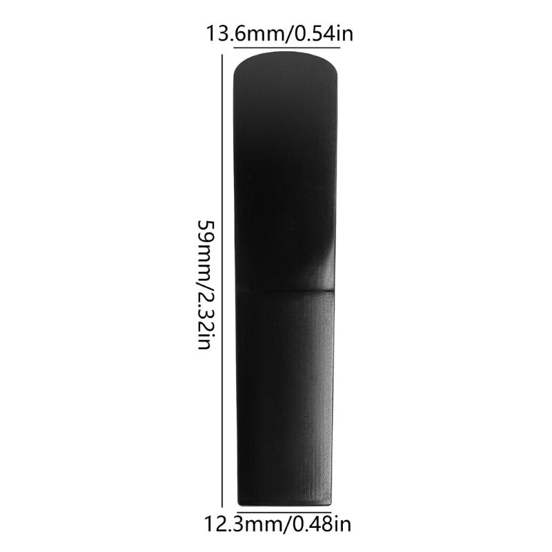 3Pcs Professional Saxophone Reed Strength 1.5/2.0/2.5 Resin Soprano Saxophone Mouthpiece Reed Beginner Saxophone Reed