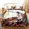 3D Wplusering Witch Anime The Journey of Elaina Beding Set Printed With Pilowcase Bed Soft Duvet Cover Soft Single Double Quen King