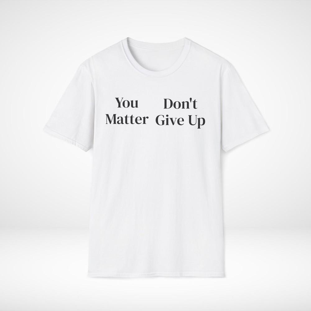 

Ироничная унисекс футболка, Ты не важен, Сдавайся, Саркастичная футболка, Смешной графический принт 3XL