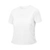 Li Ning Fitness Serie Einfarbig Einfach Vielseitig Freizeit Kurzarm Normal Ärmel T-Shirt Damen Oberteile ATSW424-1