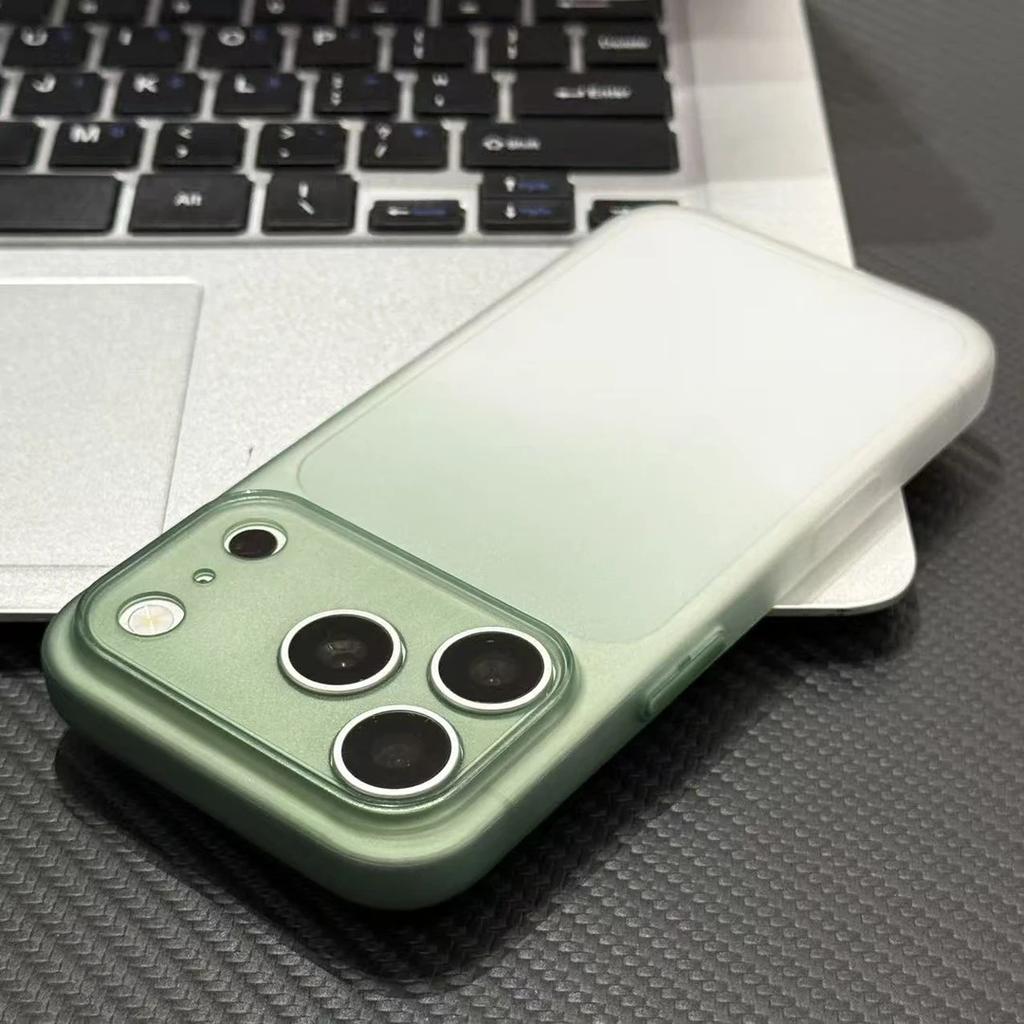 Summer Gradual Change Ultra-thin Matte for Apple 17Promax Mobile Phone Case iPhone16/15/14 All-inclusive 13 Soft
