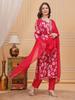 Party Wear Designer Top Tunic Kurta Pant Dupatta Set Indian Women Bollywood Salwar Suit Kurti