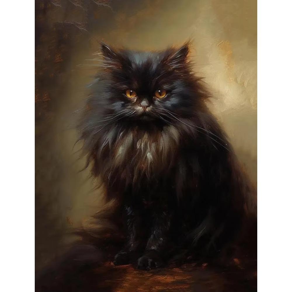 Canvas Dark Forest Wildlife Fox Lion Black Swan Retro Posters Prints Wall Art Picture Living Room Home Decor Wall Decor