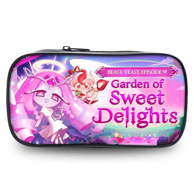 Kingdom Cookierun Stationery Bag Student Printed Pencil Bag Zipper Design