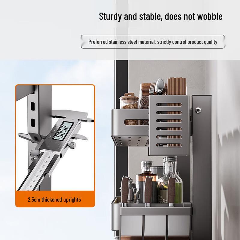 Beifu 304 Two-Tier 42.5CM Kitchen Spice Rack