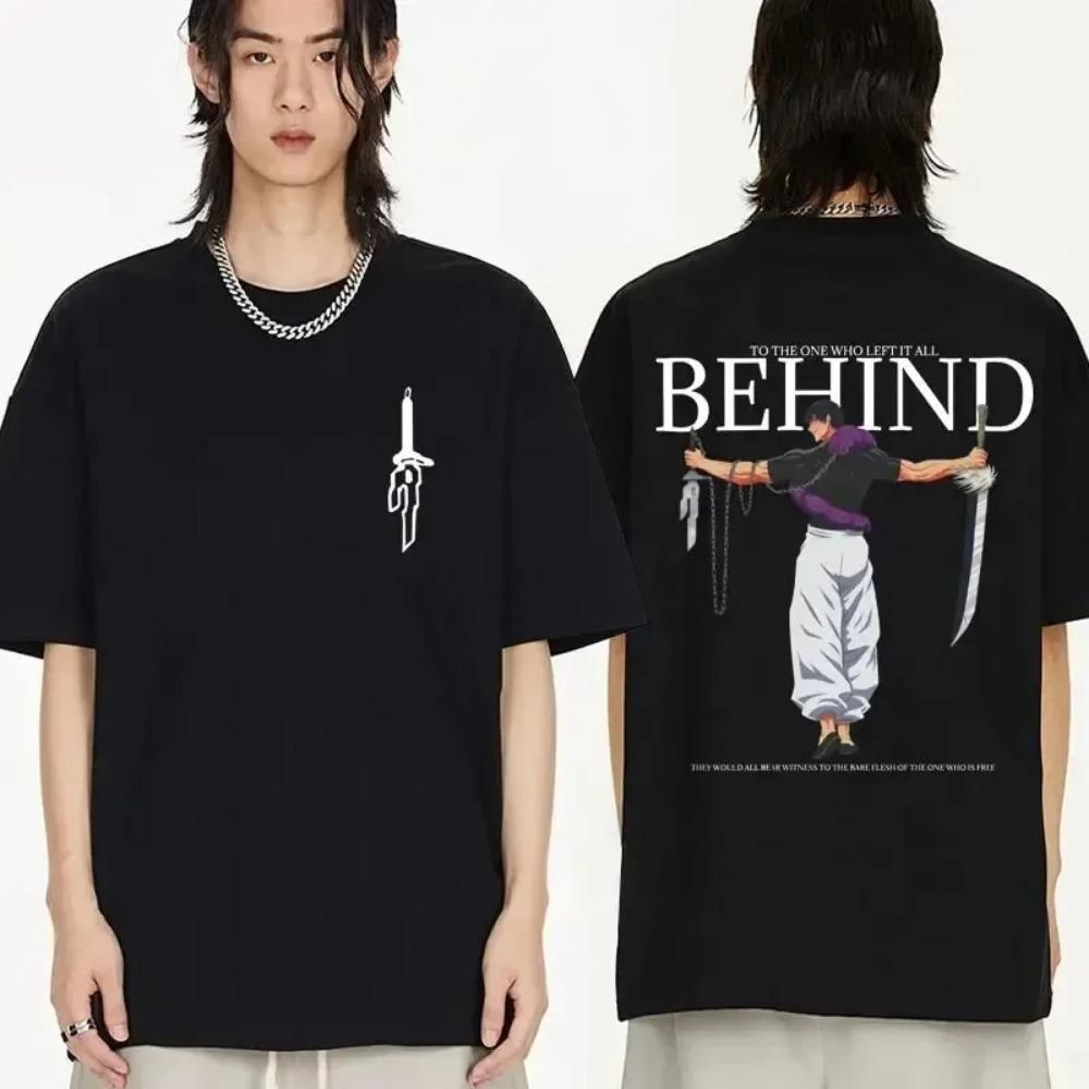 Anime Jujutsu Kaisen Fushiguro Toji To The One Who Lfft It All Behind Graphic T Shirt Men Women's Manga Casual T-shirt Male Tops