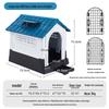 Rainproof Outdoor Dog Kennel for Medium & Large Dogs with Bed - Summer Cat Nest & Dog Cage Villa