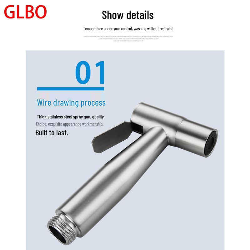 GLBO 304 Stainless Steel Toilet Bidet Sprayer