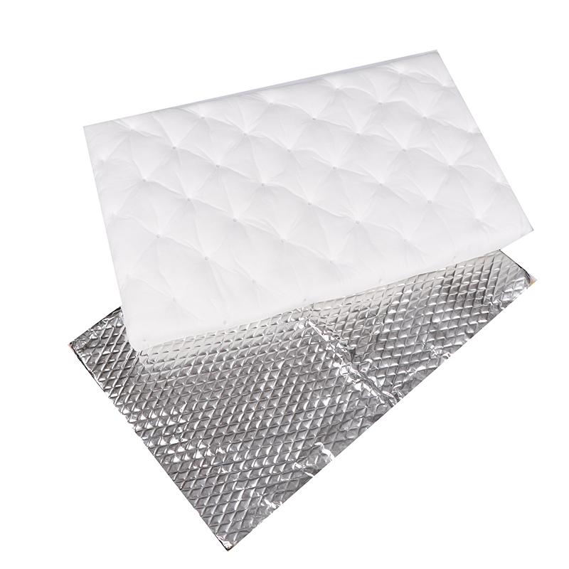1 Piece Engine Bonnet Firewall Noise Proofing Deadener Anti-Noise Pads 2Mm Aluminum Foil Car Sound Heat Insulation Cotton Mats