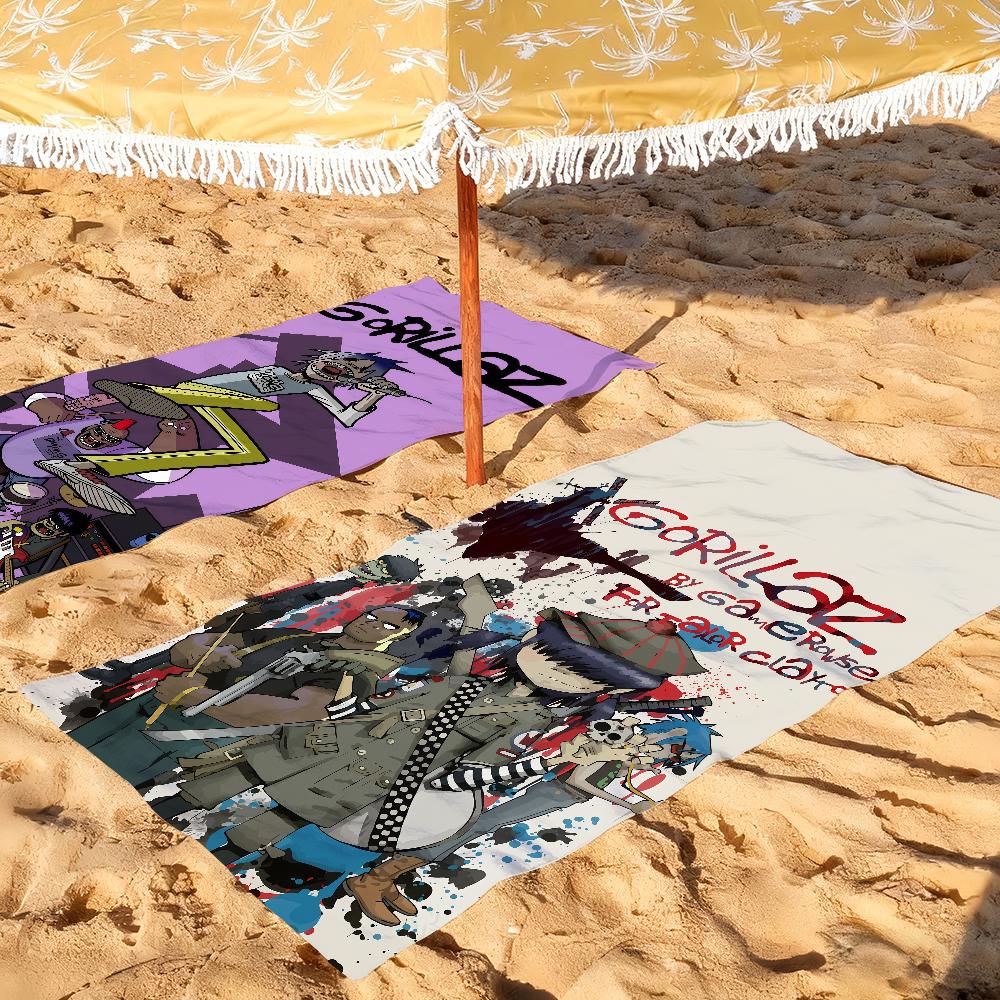 Rock Band G-GorillazS Towel Drying Bath Towel Applicable To Light Swimming Camping Yoga Beach Out