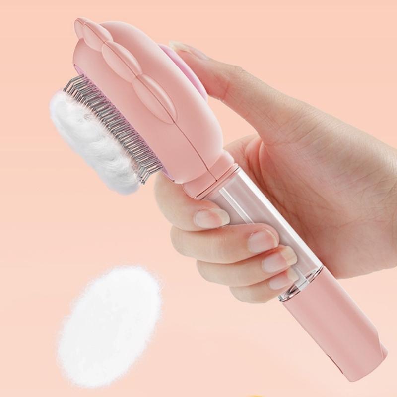 Pet Hair Grooming Fogging Comb Cats Remove Long Short Hair Cats Massaging Comb for Gentle Grooming