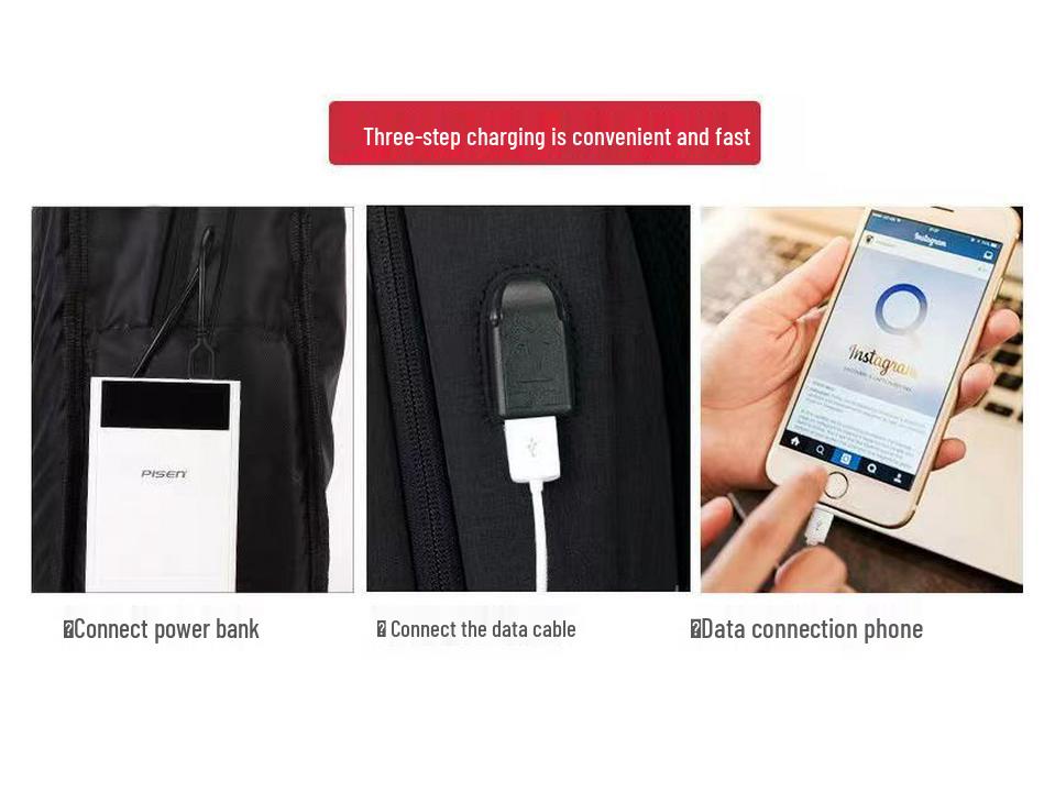 2023 Men's Large Capacity Backpack for Junior High School, Travel, and Laptop Use