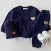 Boys & Girls Infant Cartoon Two-Piece Sweatshirt Set - Spring/Autumn 2025