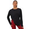 European-American Breathable Split-Side Long Sleeve Fitness Top for Running & Yoga