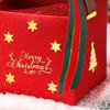 6PCS Square Christmas Candy Box with Bell and Ribbon Chocolate Box Christmas Gift Packing Box  Kids