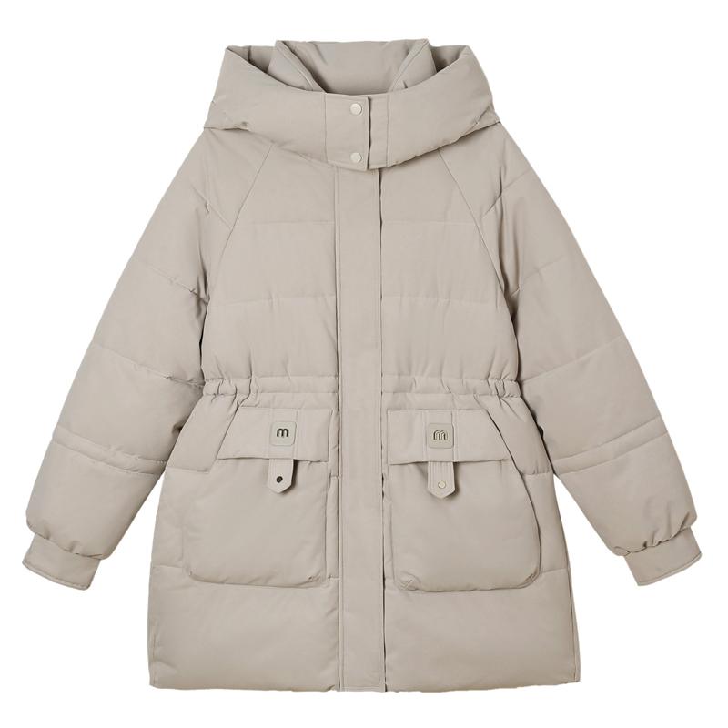 Fashion Winter Coat Female Long Parkas Hooded Loose Thick Warm Women's Jackets