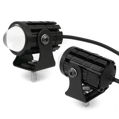 Motorcycle Mini Driving Light Auxiliary Lights Dual Colo LED Dual Color Spotlight Beam Fog Light Fog Light Accessories 9-36V ATV
