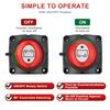 12V 300A Circuit Cutter for Camper Car Auto RV Marine Boat Key Battery Selector Isolator Disconnect Rotary Switch