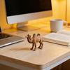 Simulation Camel Model Standing Kneeling Single Two Humped Camel Figurine Miniature Desert Animal Educational Toy Collectible Decoration