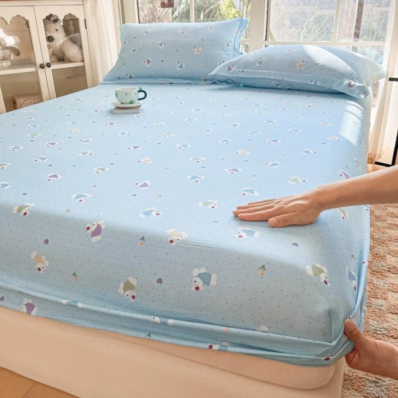 Cotton mattress single piece pure cotton bedspread Simmons all-inclusive mattress protective cover anti-dirty