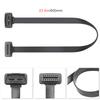 Câble d'extension plat OBD2 16 broches de 60 cm pour voiture, adaptateur mâle-femelle OBD 2 pour scanner de diagnostic automobile, outil de