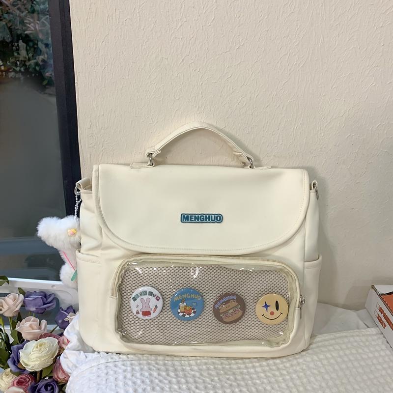 Сумка на плечо в студенческом стиле — фото 16