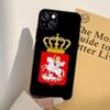 Georgia Flag Phone Case For iPhone 17 16 14 13 12 11 15 Pro Max mini XR 16e 15 16 Plus 17 Air Full Cover