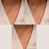 Washeng Jewelry Water Drops Pear-Shaped Pendant Cross Chain Women's 14K Gold Plated 925 Sterling Silver Zircon Necklace Cross